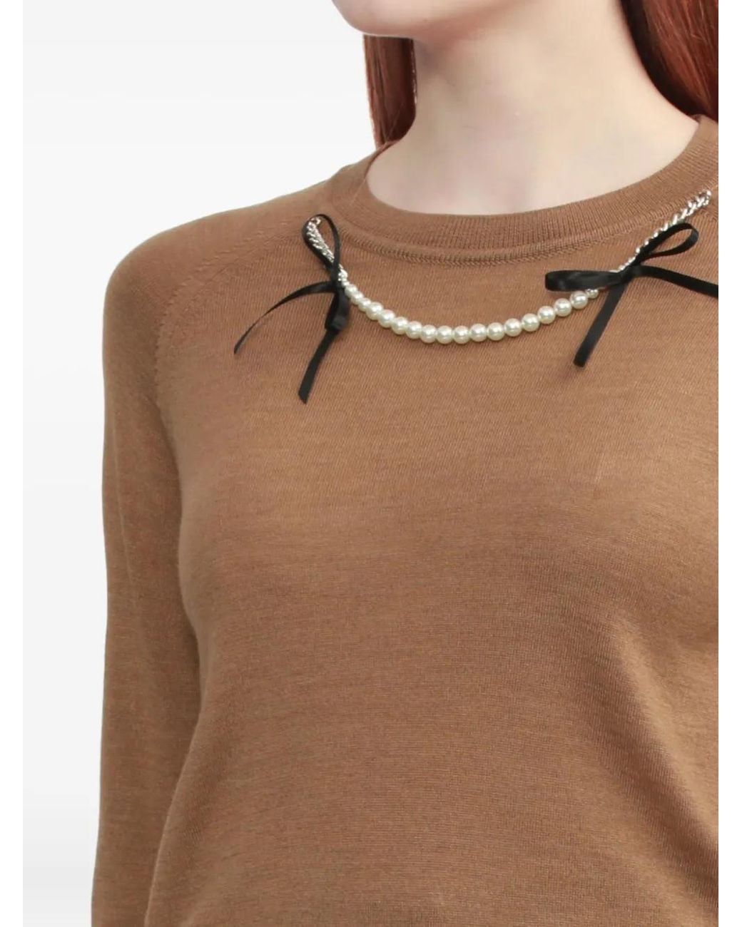 Pull À Manches Raglan Simone Rocha en coloris Natural