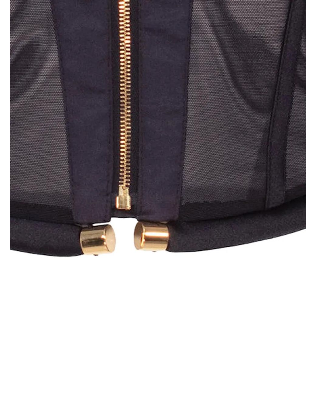 Elisabetta Franchi Blue Long-Sleeved Zip Shirt