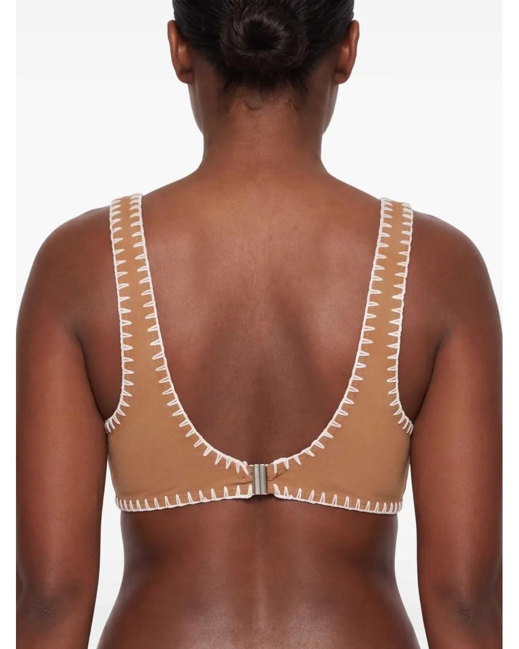 Nanushka Malti Bikinitop in het Brown