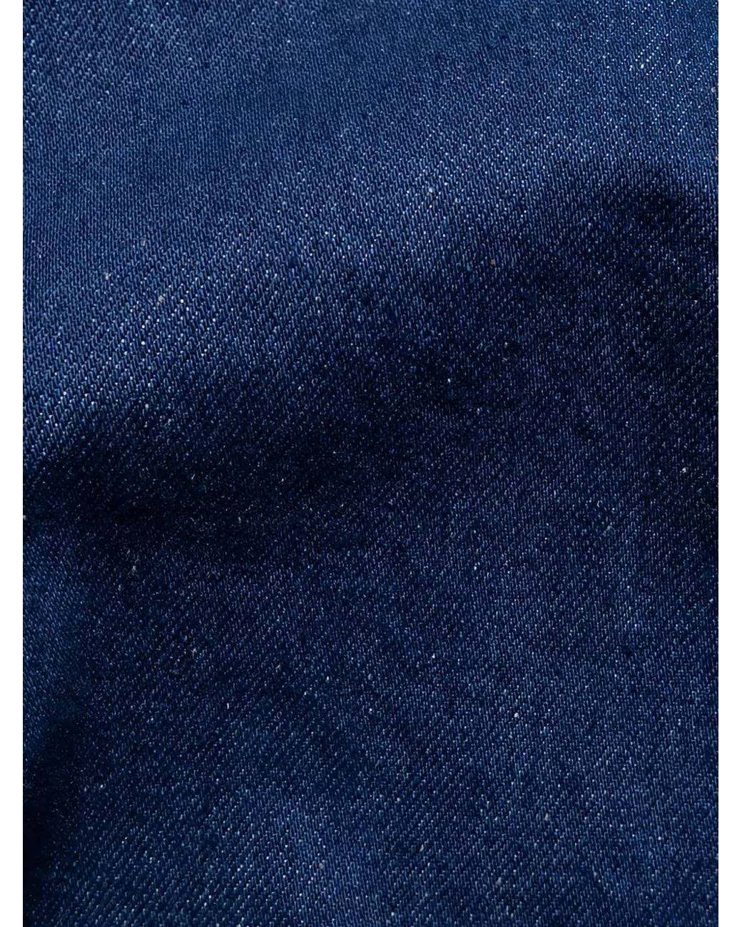 Nudie Jeans Blue Elvy Western Denim Mini Skirt