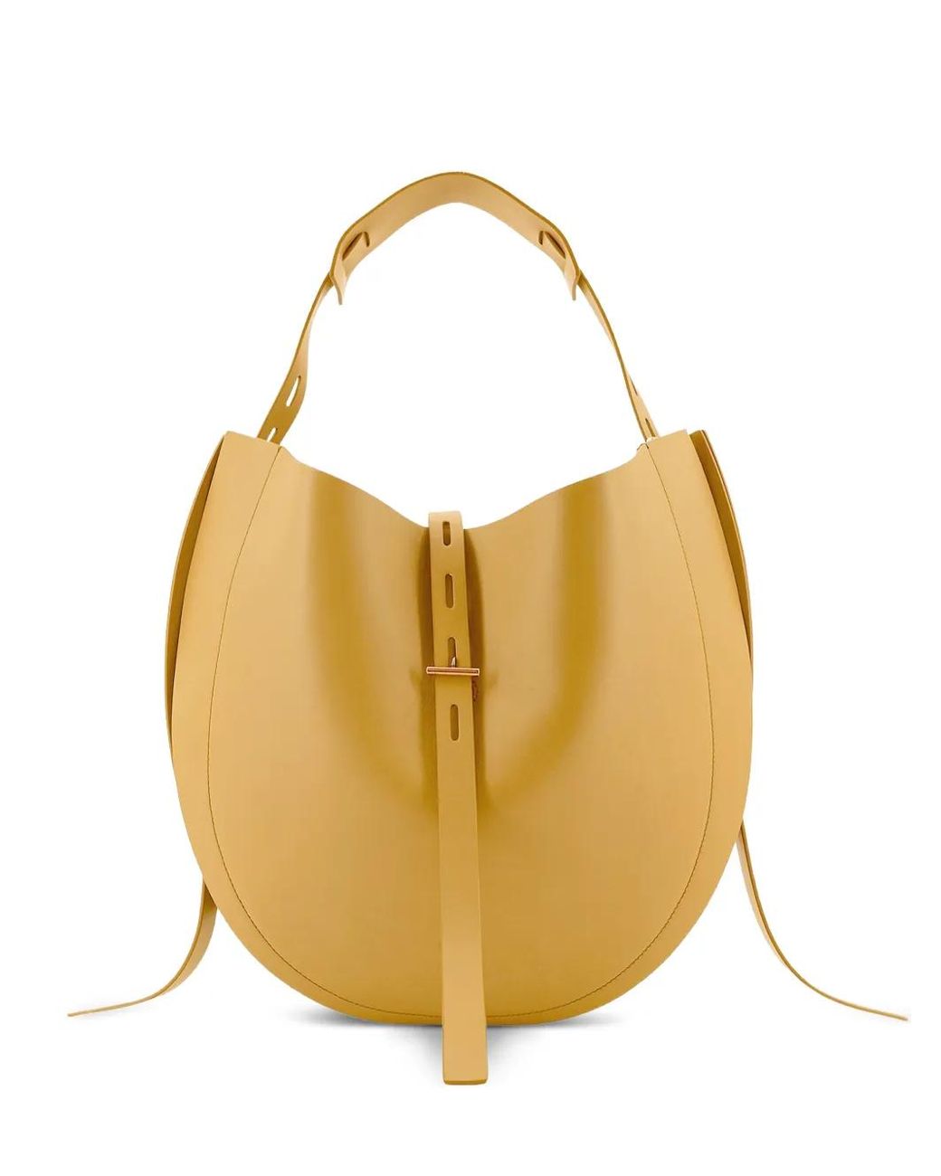 MINOBOSSI Metallic Lizzie Leather Shoulder Bag