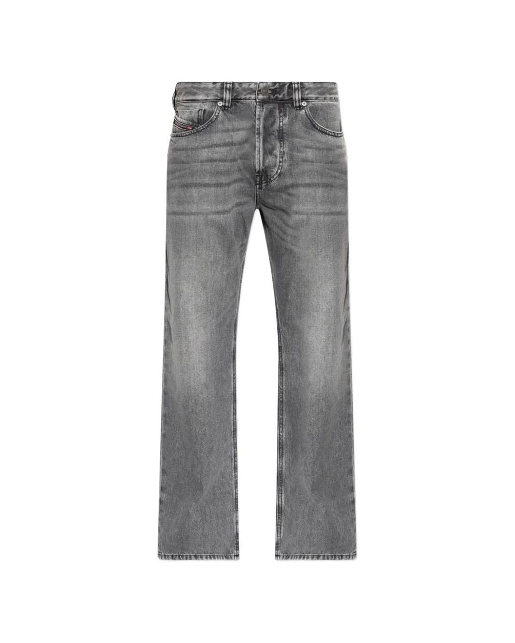DIESEL Gray 1980 D-Eeper Acid-Wash Jeans for men