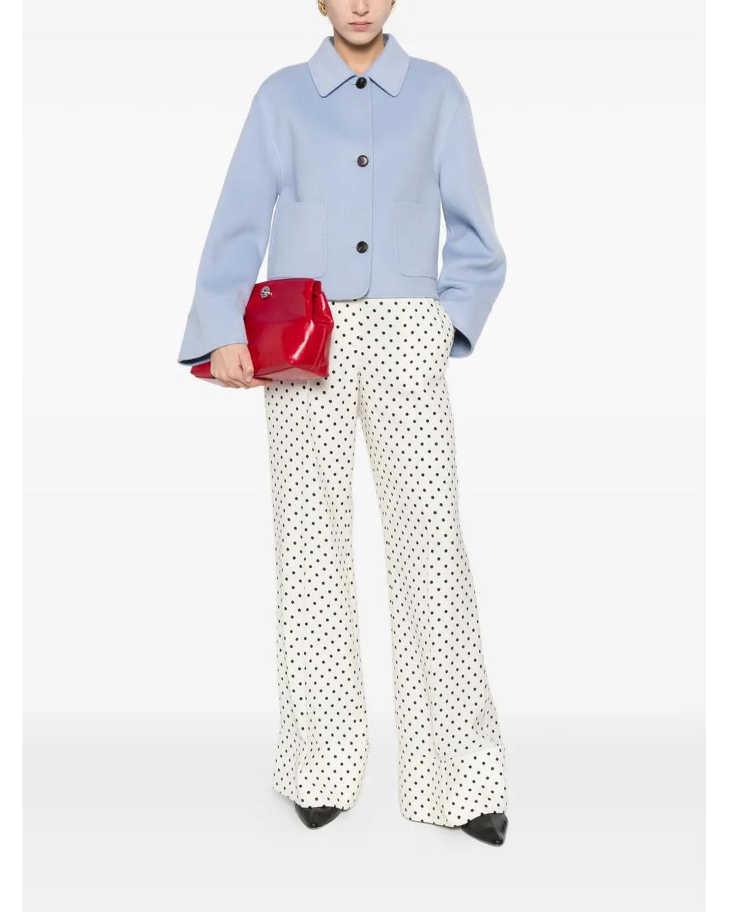 Arma Blue Patch-Pocket Jacket