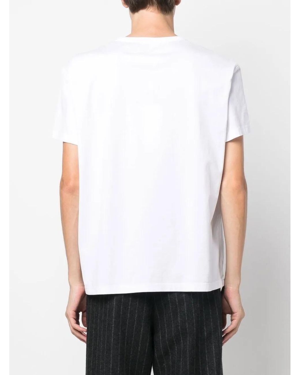 Maison Margiela White Fancy Print T-Shirt for men