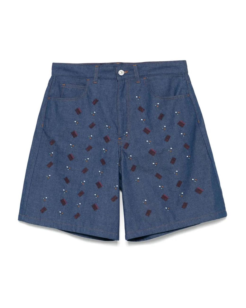 Marni Denim Shorts in het Blue voor heren