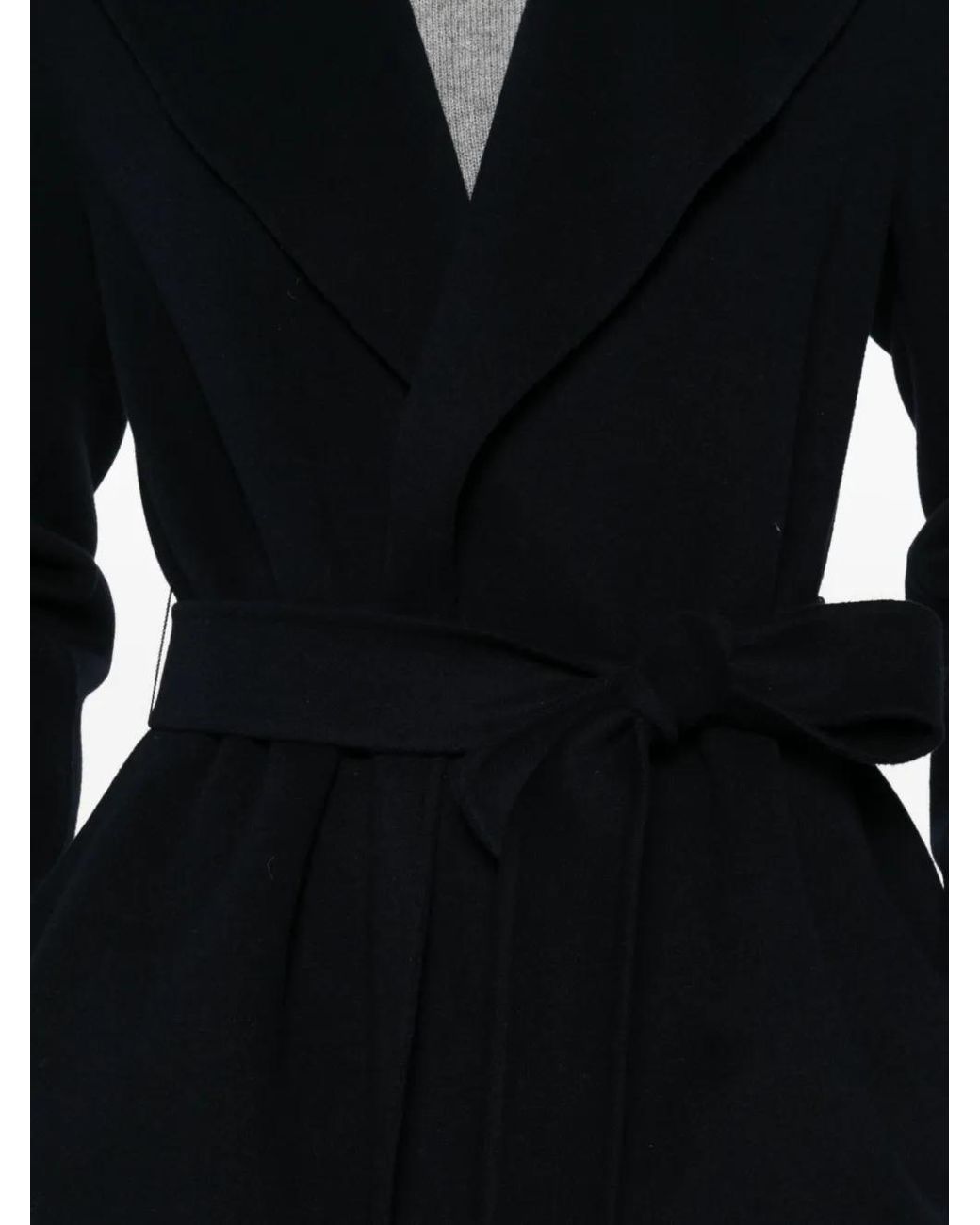 Abrigo Con Botones Max Mara de color Black