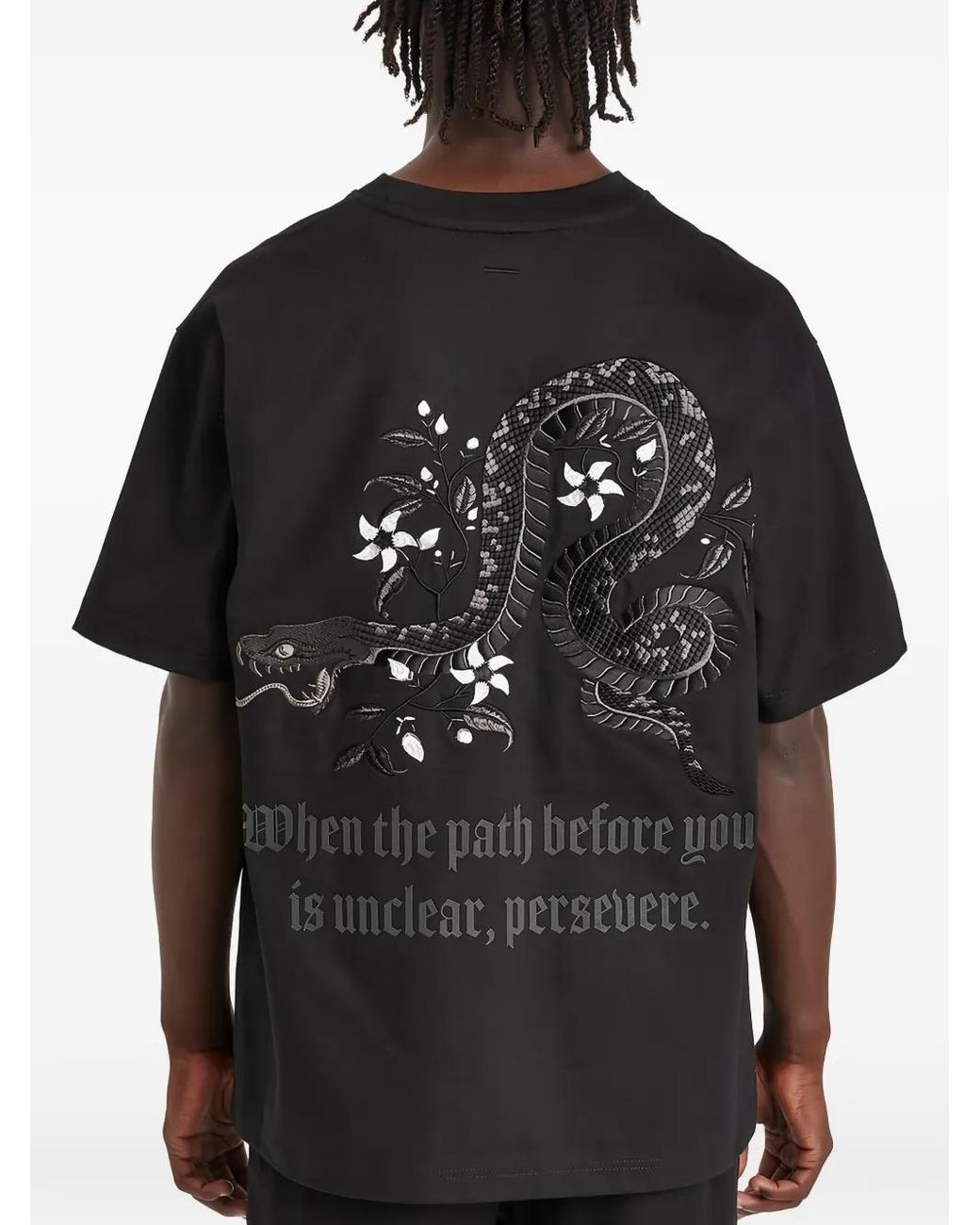 Camisa Night Python Only the Blind de hombre de color Black