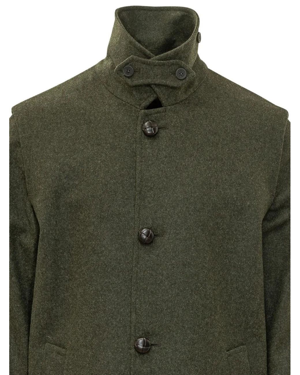 Schneiders Green Alexander Button-Up Coat for men