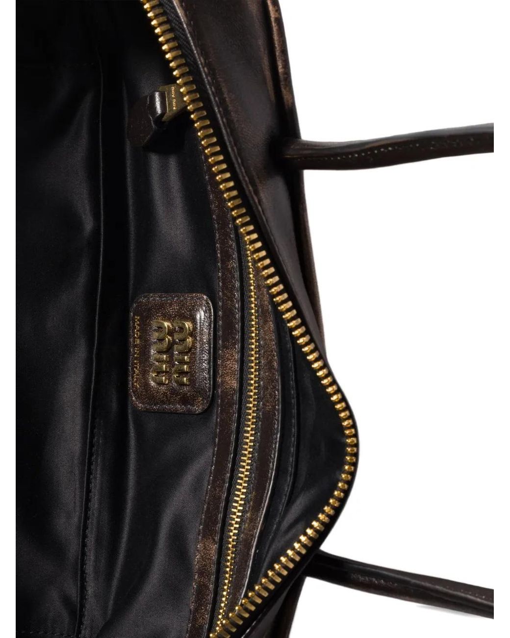 Miu Miu Black Beau Nappa Leather Bag
