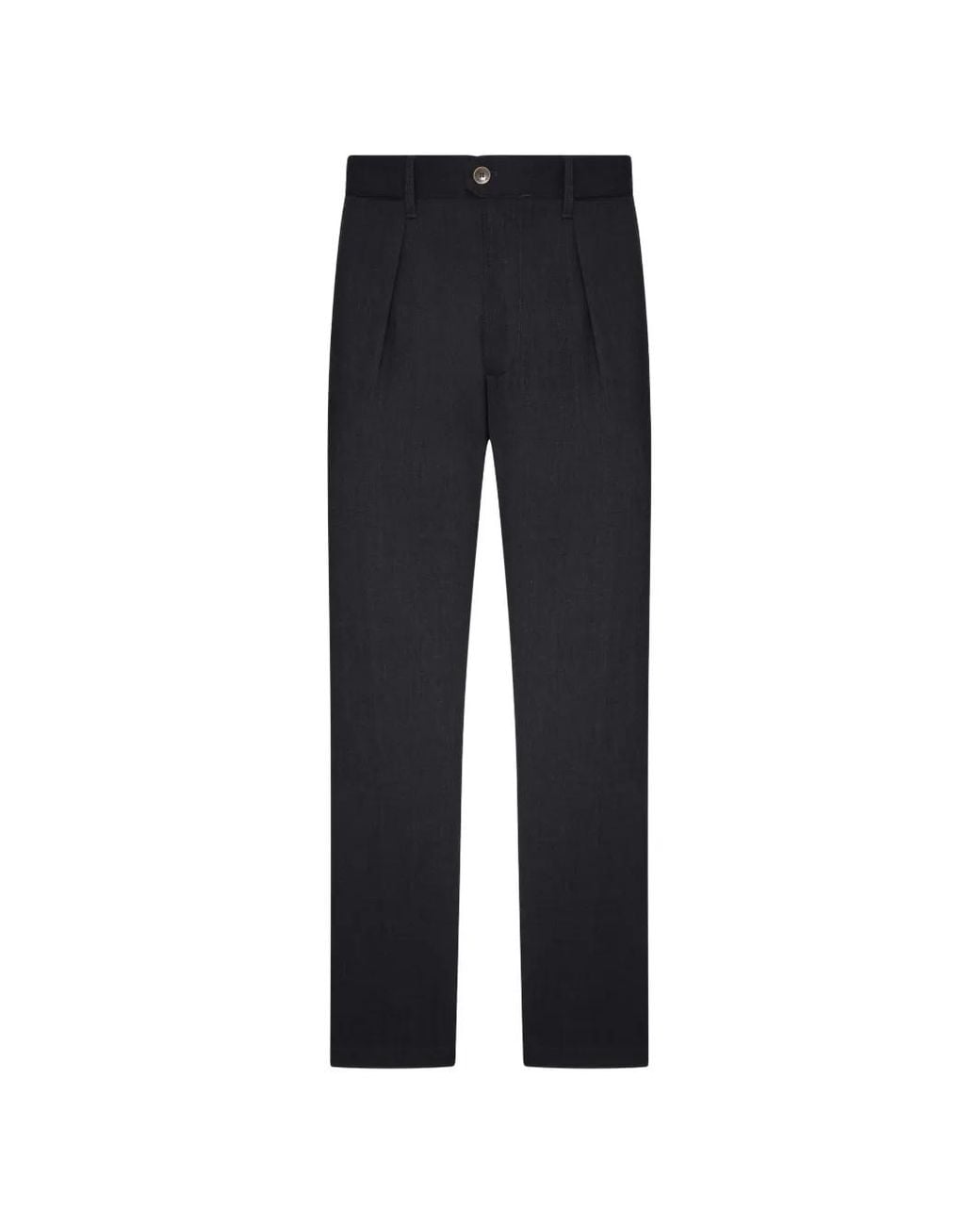 Incotex Blue Pleated Tailored Trousers for men