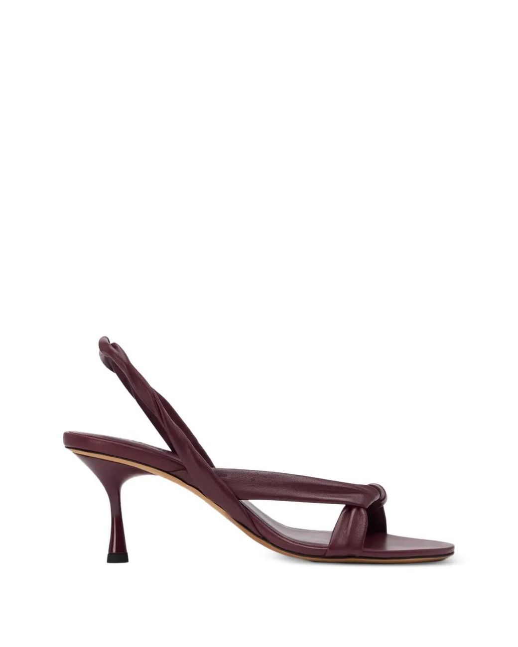 STUDIO AMELIA Pink Siena Braided Sandals