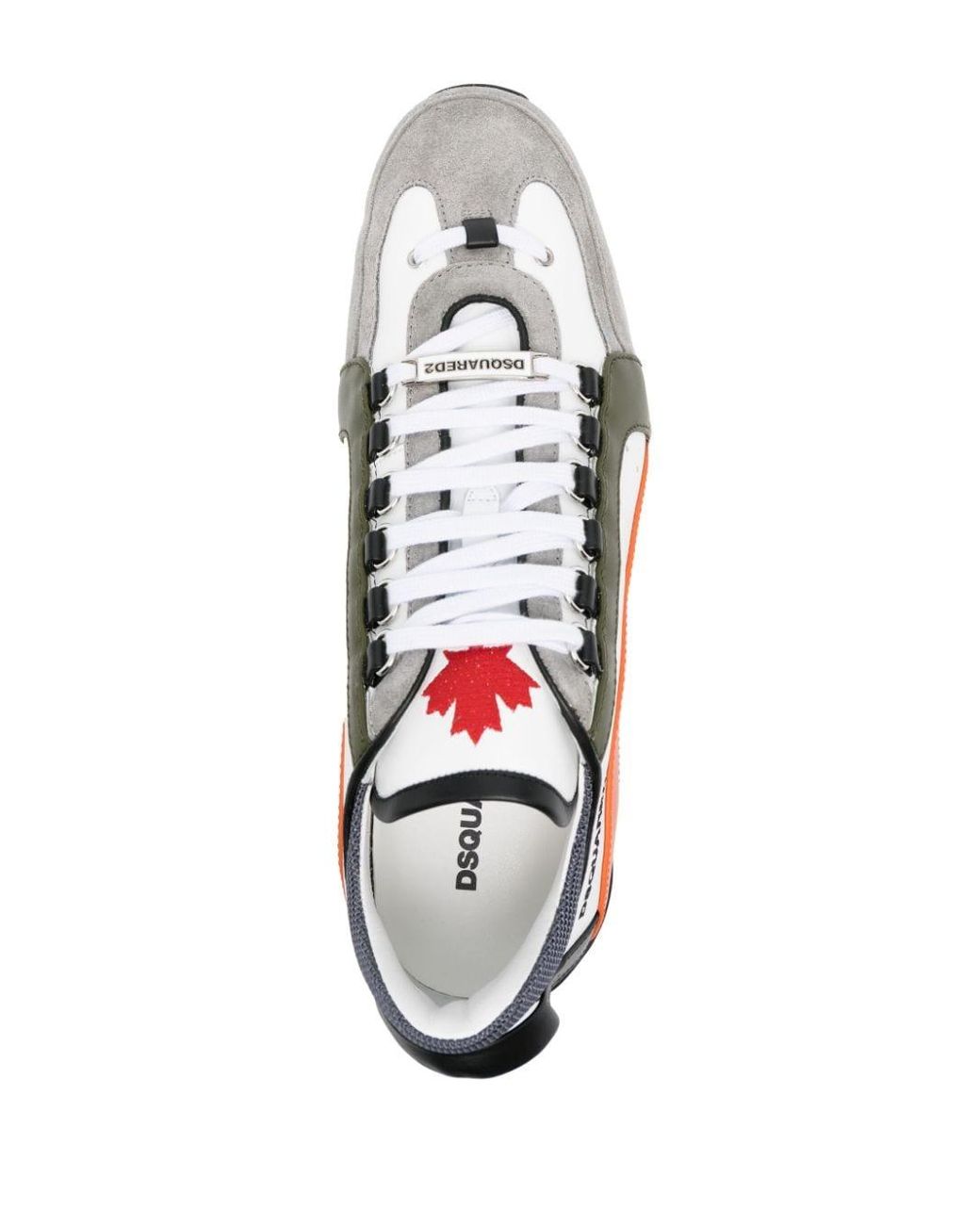 Suri Hearty blok DSquared² Spiker Panelled Sneakers in White for Men | Lyst