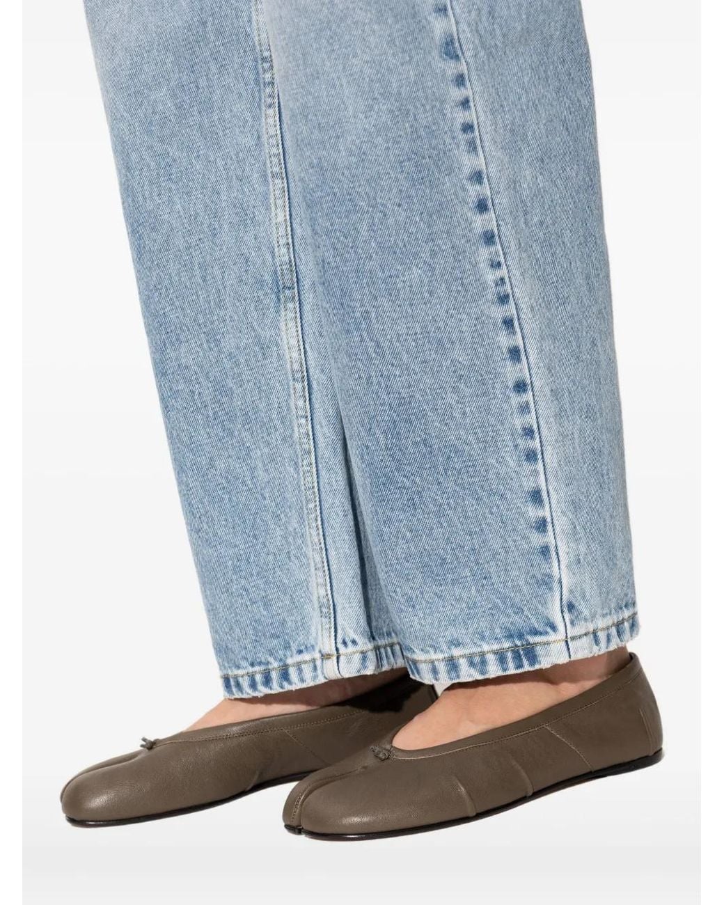 Maison Margiela Gray Split-Toe Flat