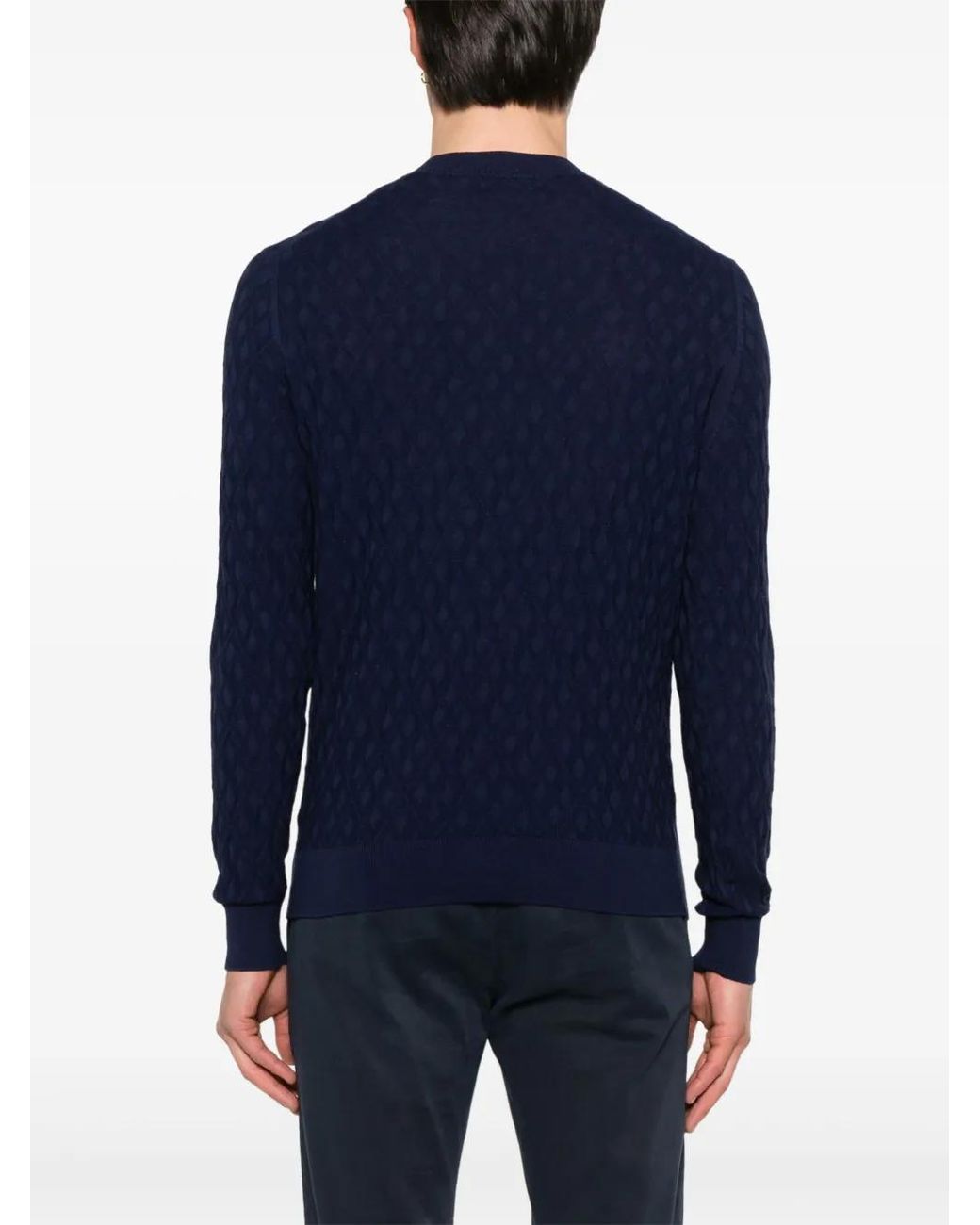 Ballantyne Pullover Mit Jacquardmuster in Blue für Herren