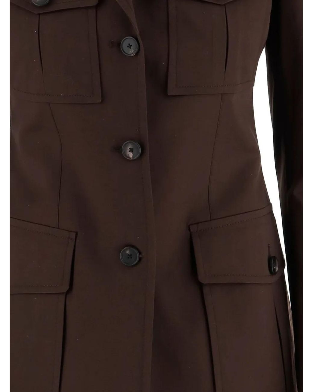 Tagliatore Brown Single-Breasted Jacket