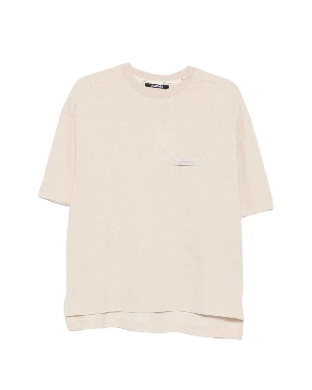 Jacquemus White Ruban T-Shirt for men