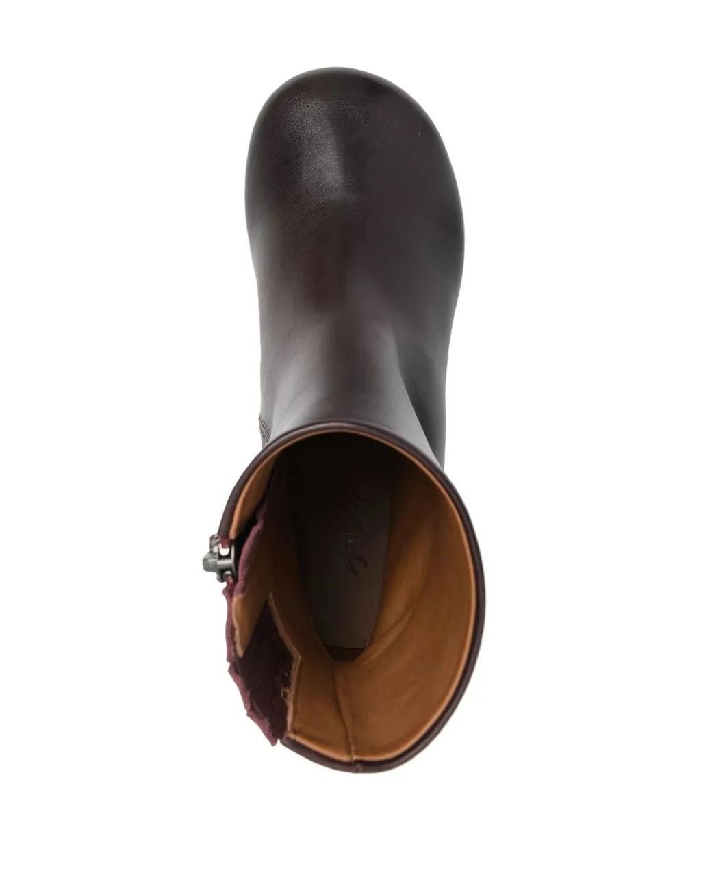 Marsèll Black Round-Toe Leather Ankle Boots