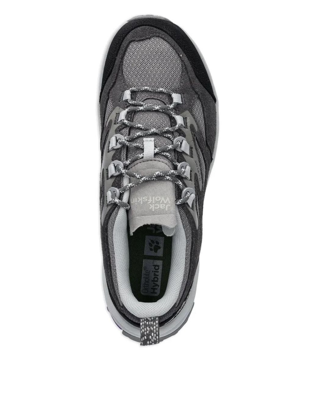 Jack Wolfskin Gray Panelled Sneakers
