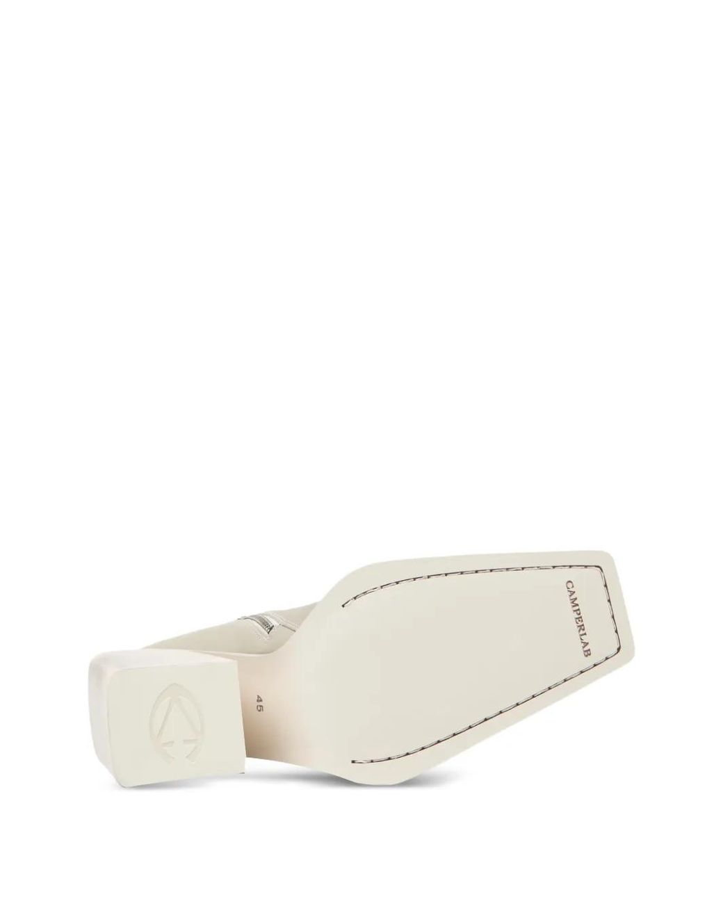 CAMPERLAB White Escandalo Square-Toe Ankle Boots