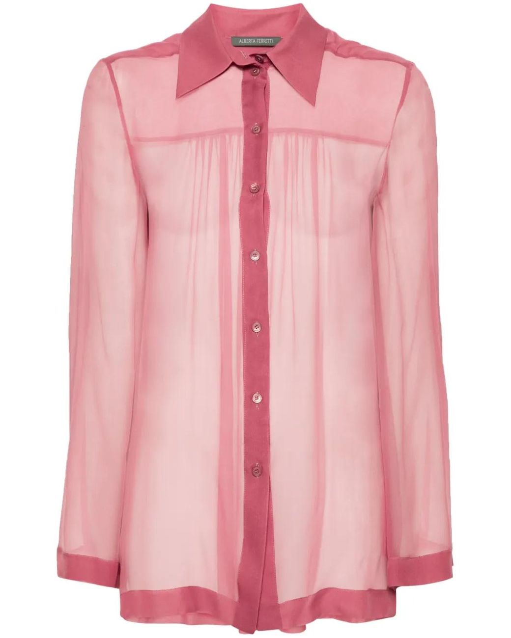 Alberta Ferretti Pink Shirts