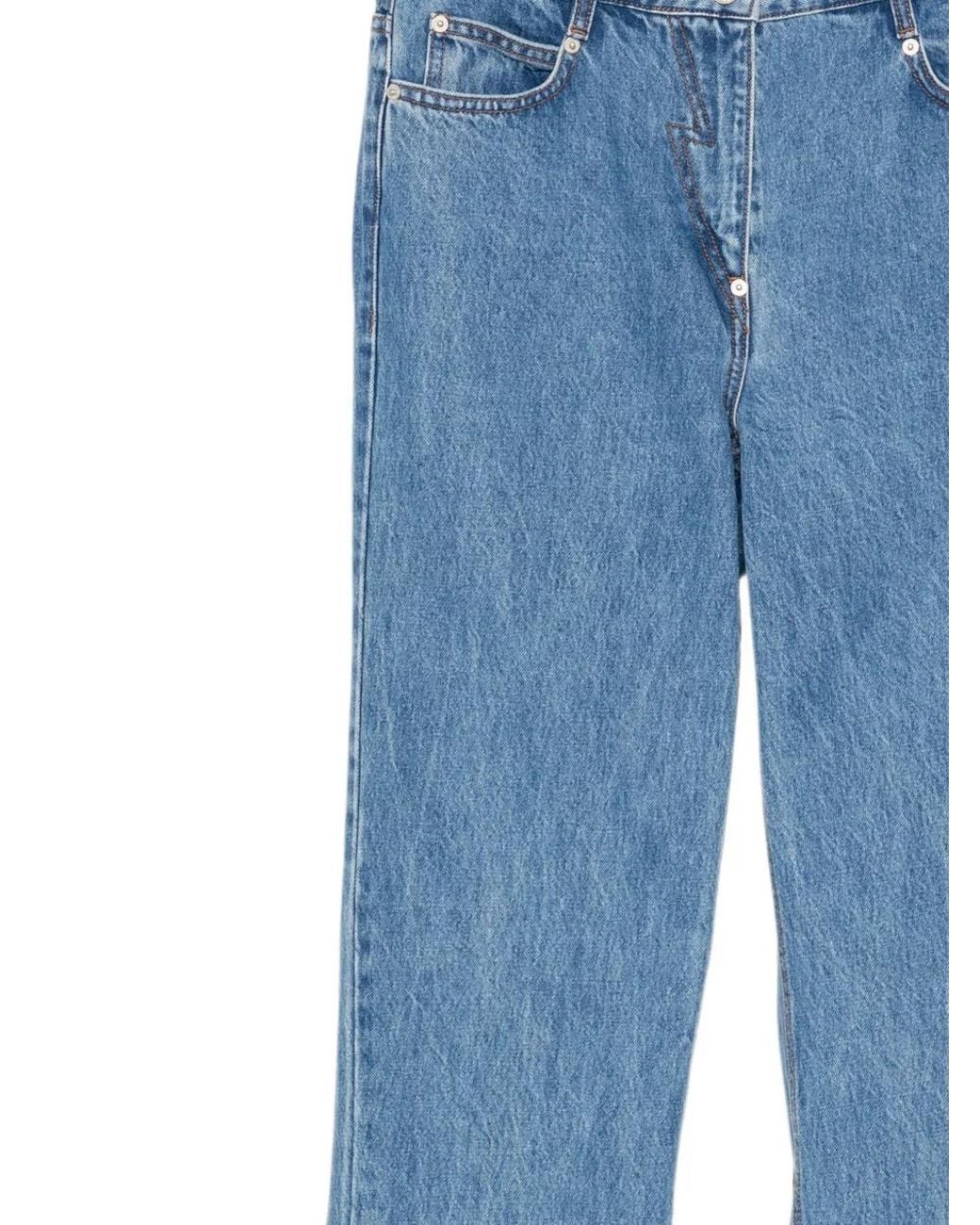 Pushbutton Blue Washed Regular Jeans