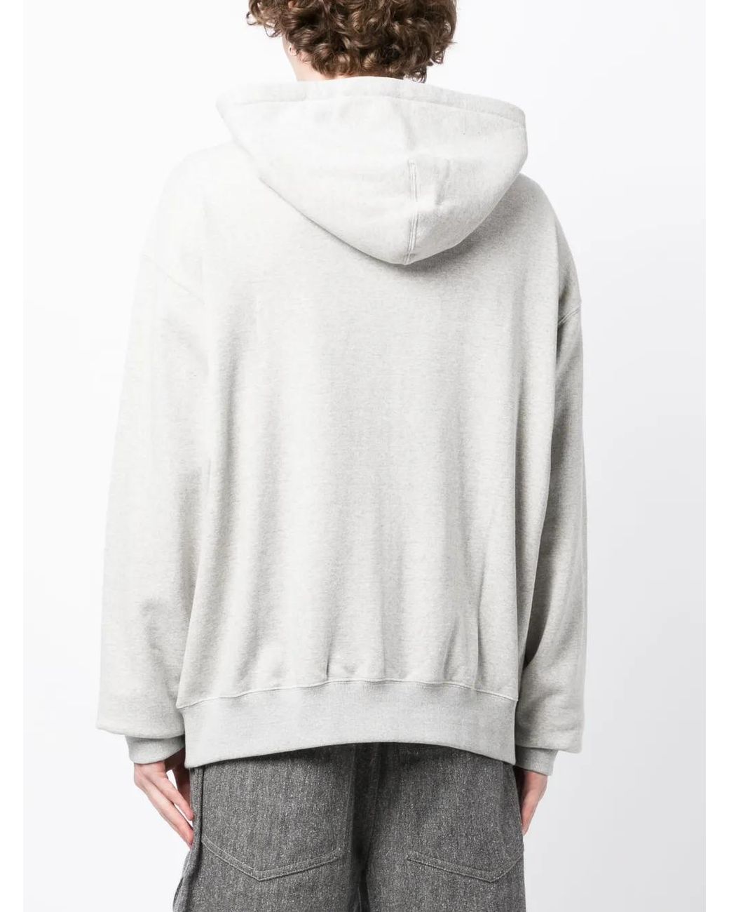 Jil Sander White Logo-Patch Cotton Cardigan for men