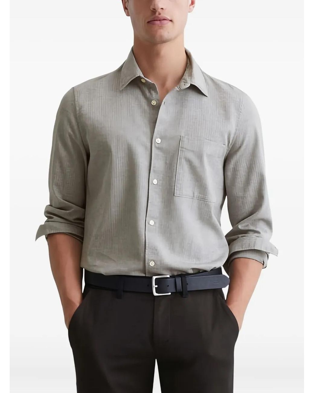 Marc O' Polo Gray Button-Down Shirt for men