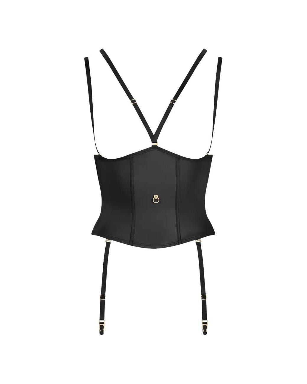 Maison Close Black Chambre Noire Porte-Jarretelles Corset