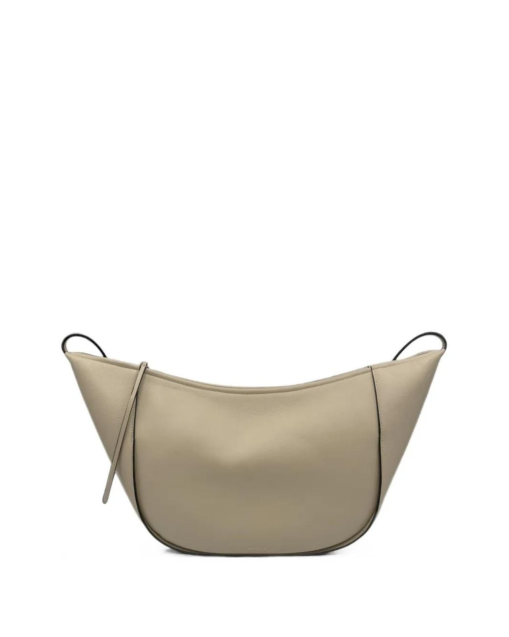 Wandler Gray Maggie Leather Shoulder Bag