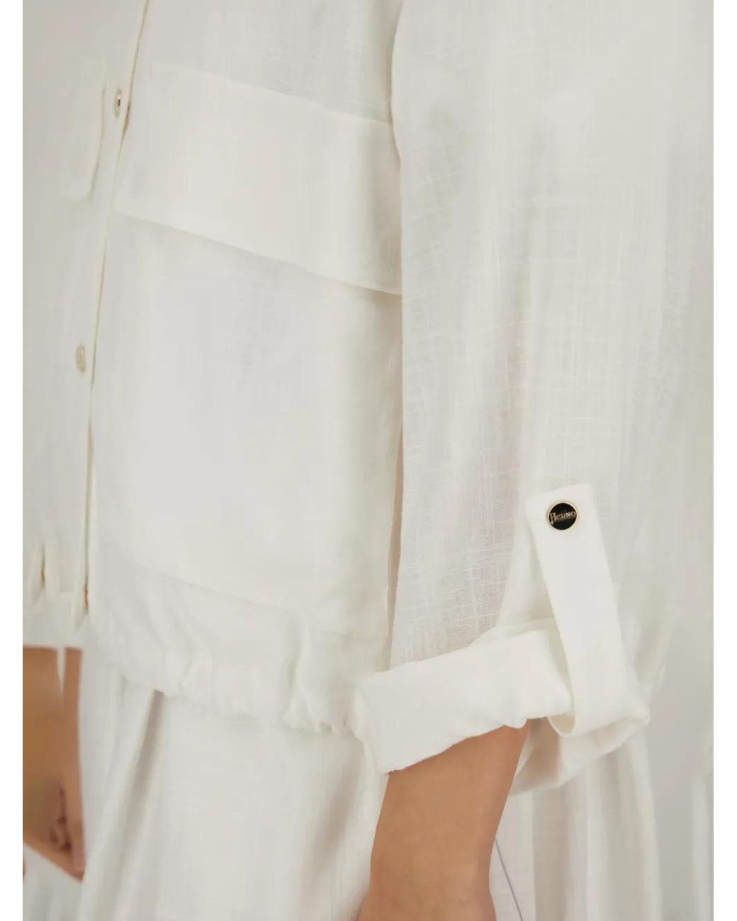 Herno White Hooded Jacket