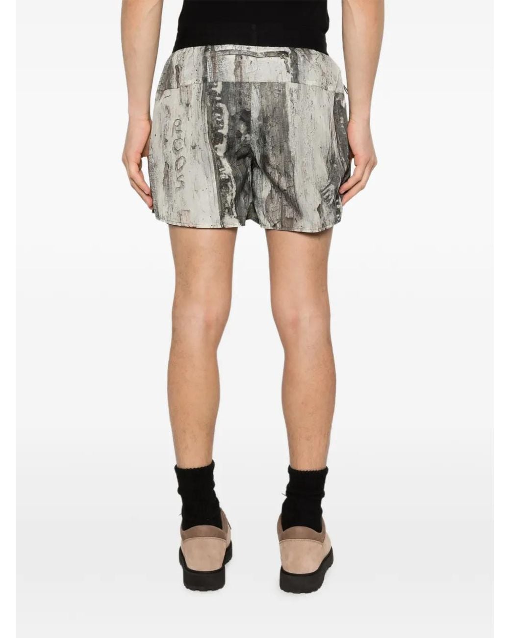 RC Outdoor Supply White Printed Shorts for men