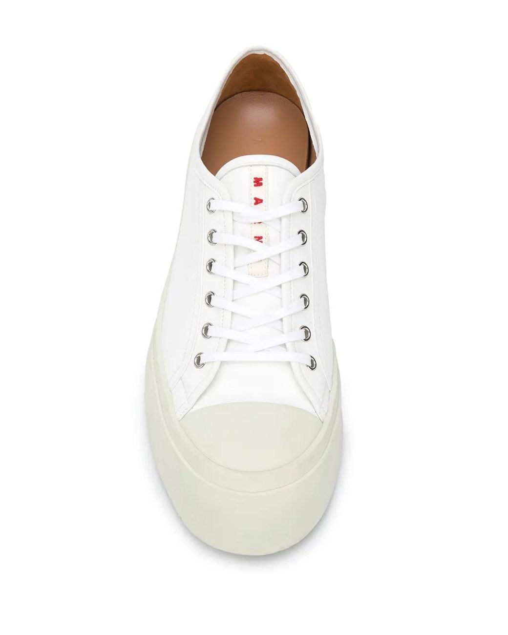 Baskets En Cuir Marni pour homme en coloris White