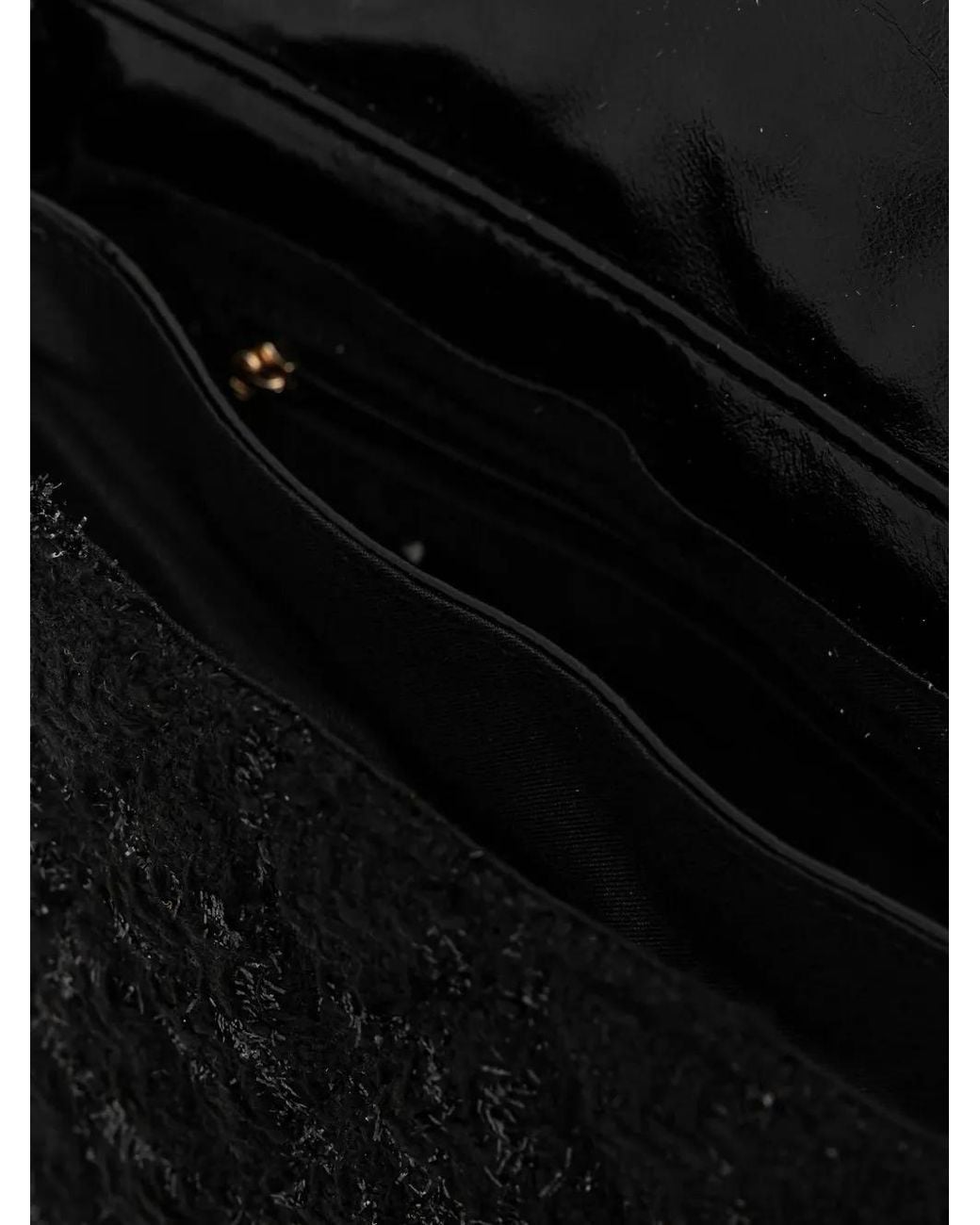 Borsa A Tracolla Trapuntata di Morgan in Black