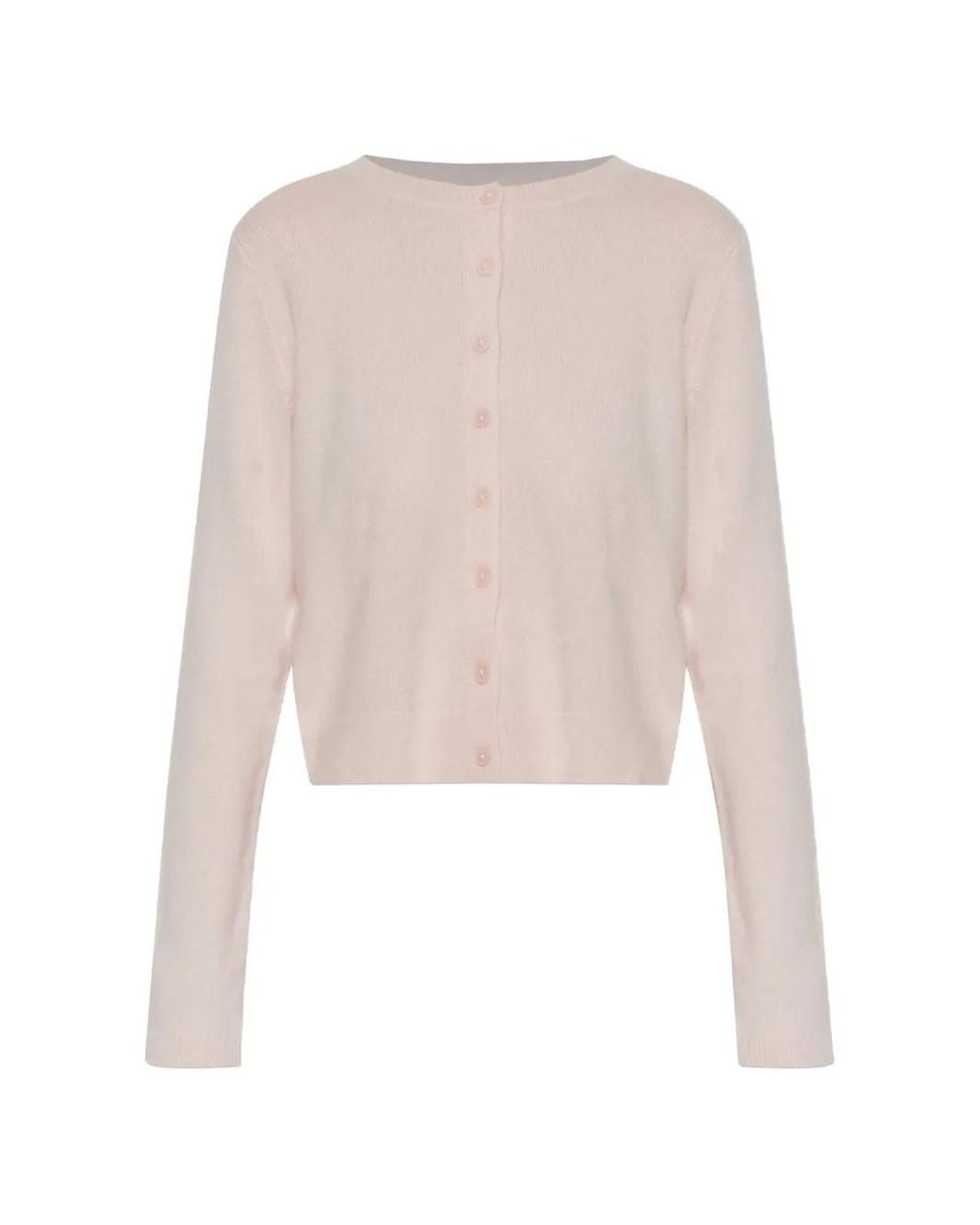 LoveShackFancy White Cameyrn Bow-Detail Cardigan