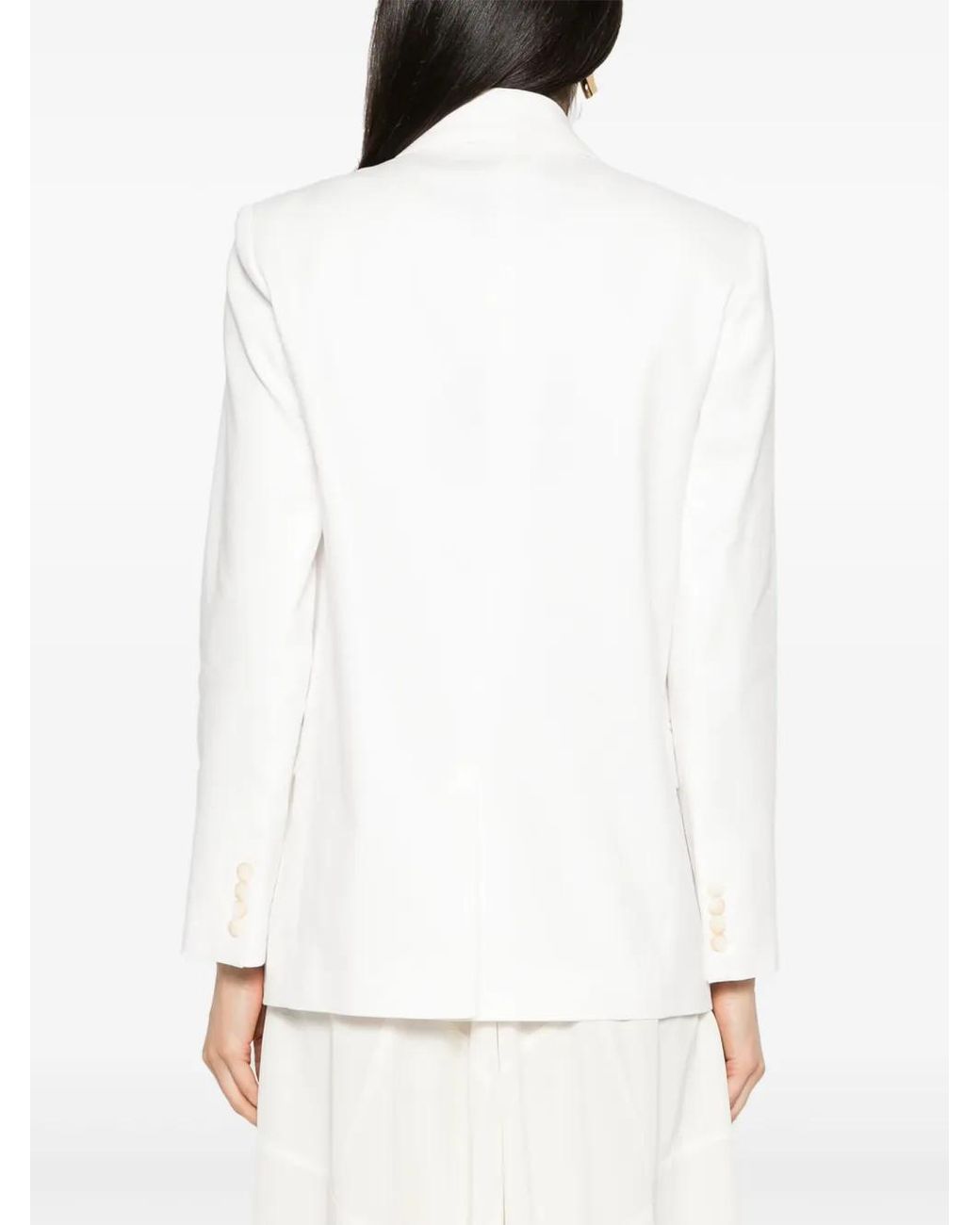 Joseph White Double-Breasted Blazer