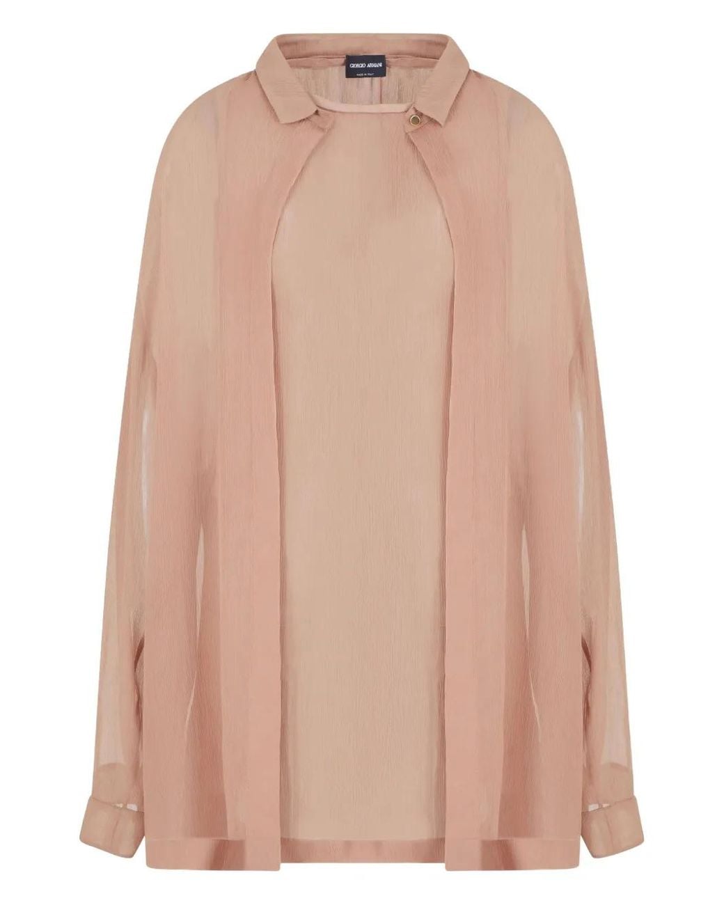 Giorgio Armani Pink Camicia Ampia