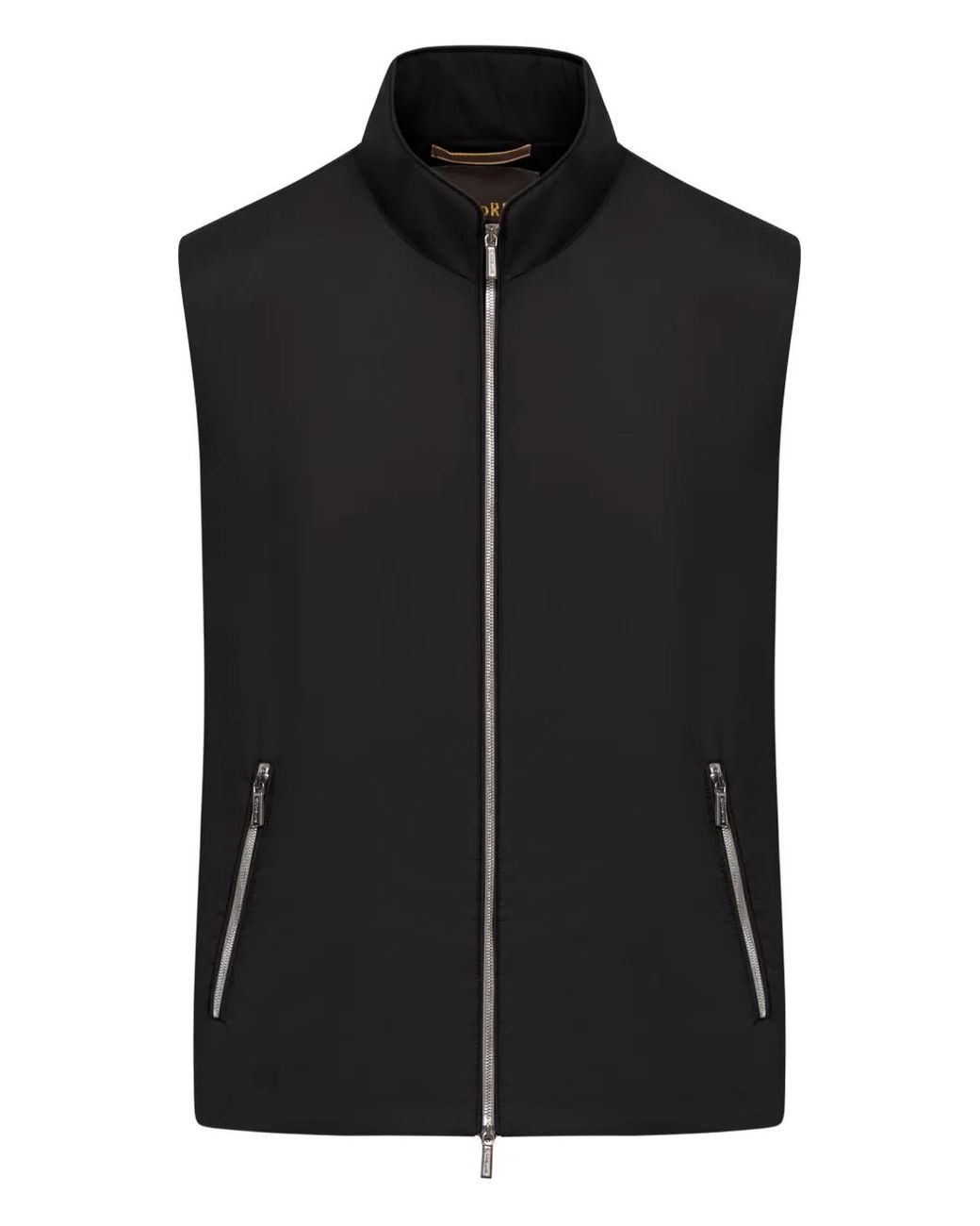 Moorer Black Padded Gilet for men
