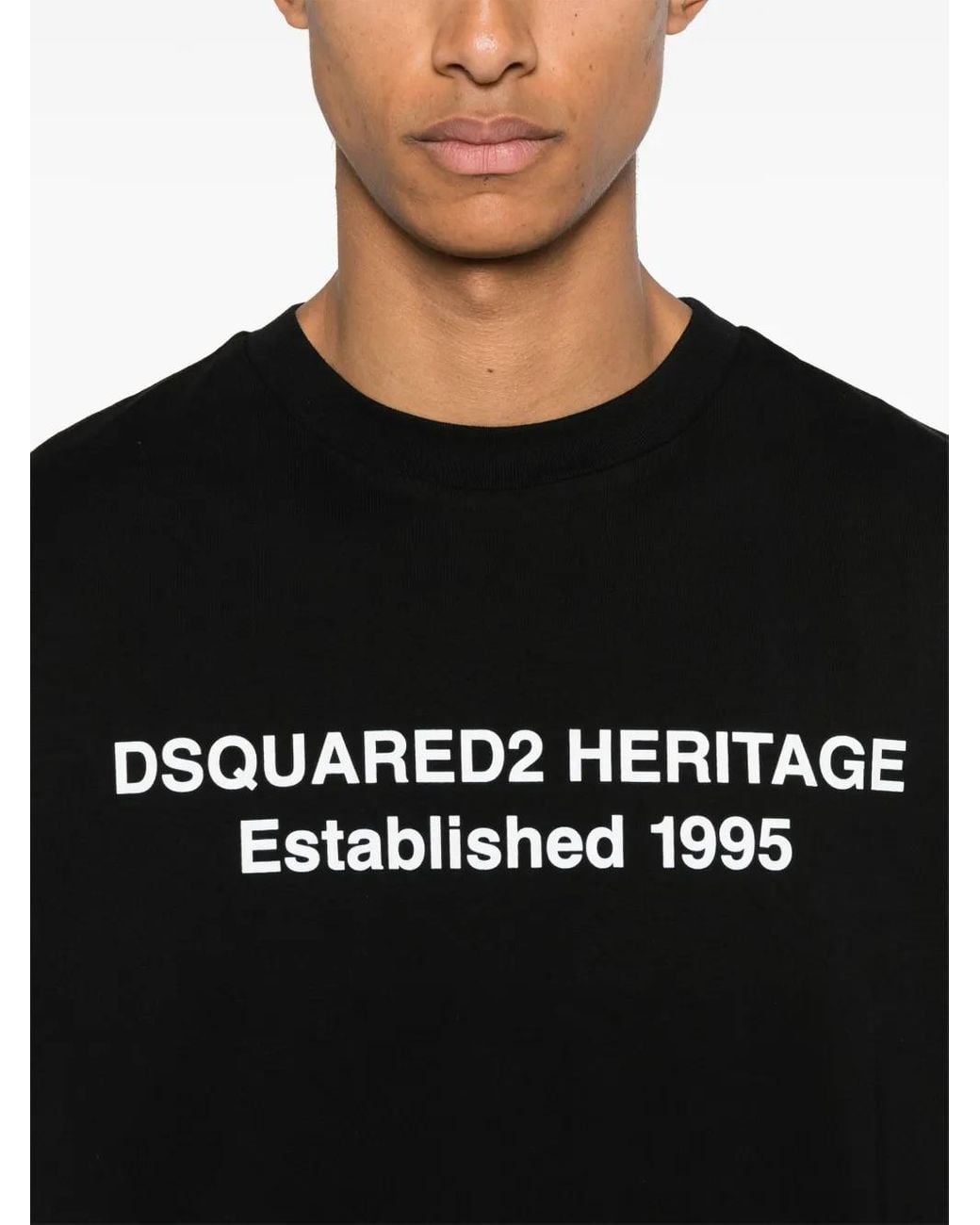 DSquared² Black T-Shirt for men