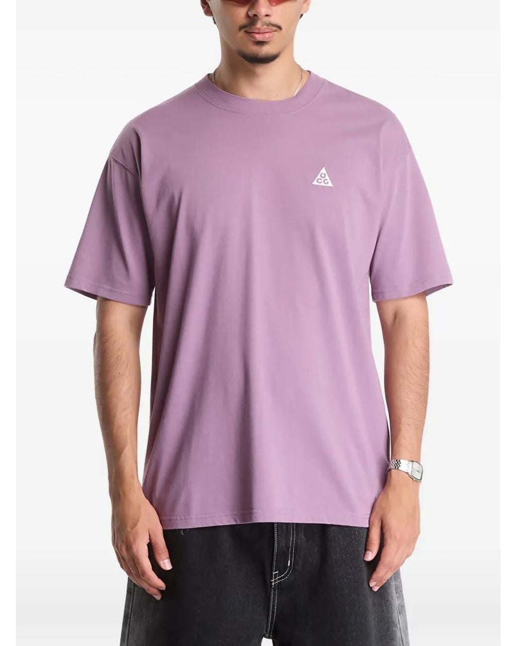 Nike Purple Acg Dri-Fit T-Shirt for men