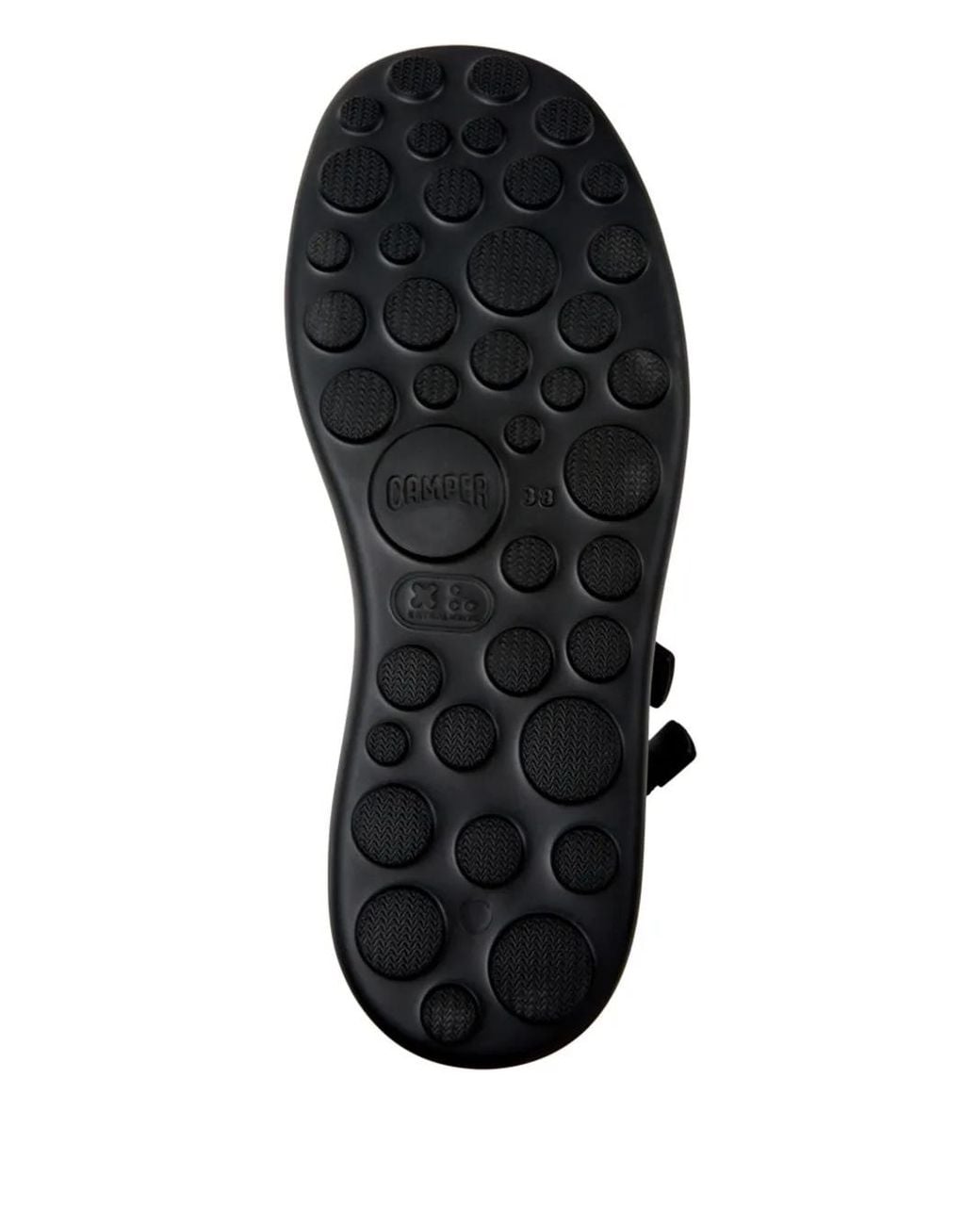 Camper Black Pelotas Flota Up Sandals