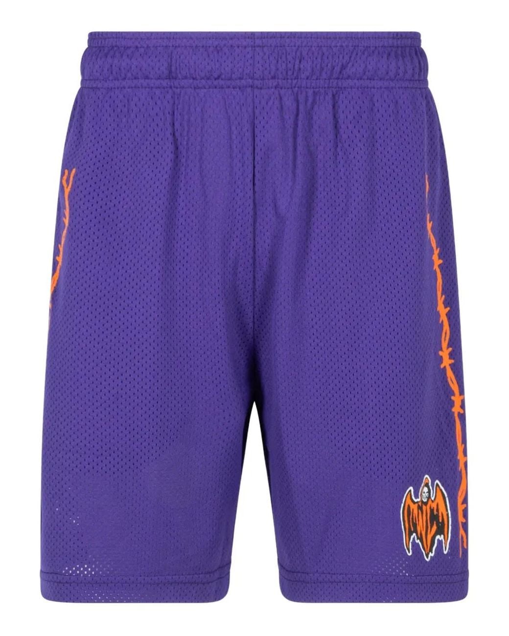 Warren Lotas Blue Bat Reaper Mesh Shorts for men