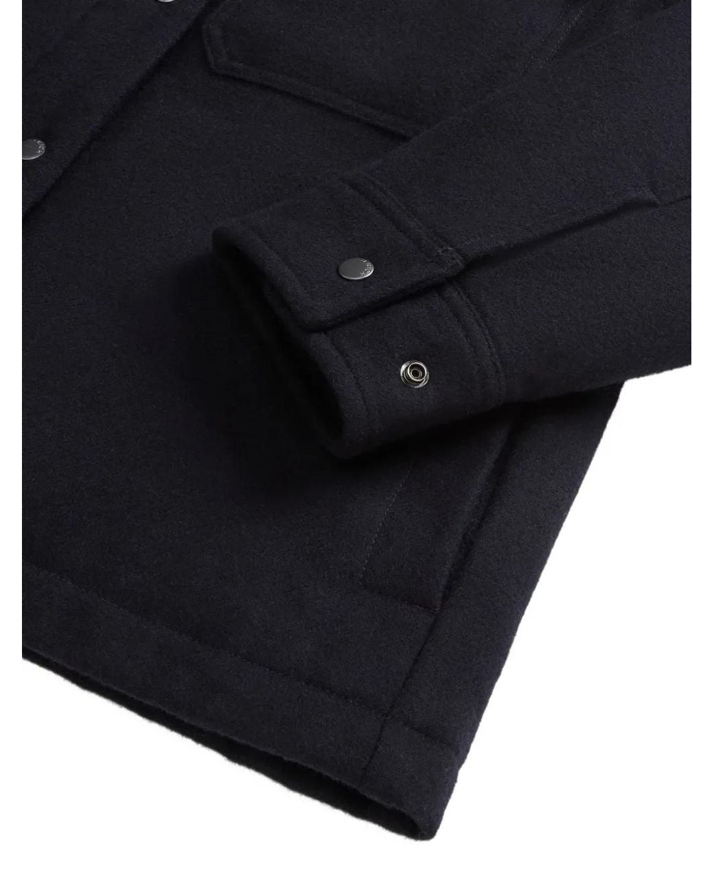 Woolrich Blue Alaskan Padded Overshirt