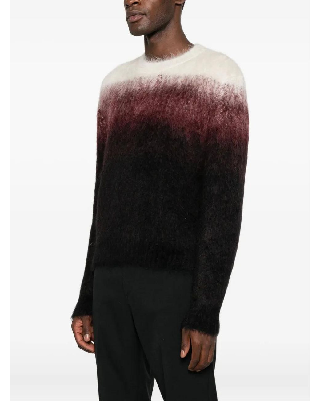 Jil Sander Black Brushed Sweater for men