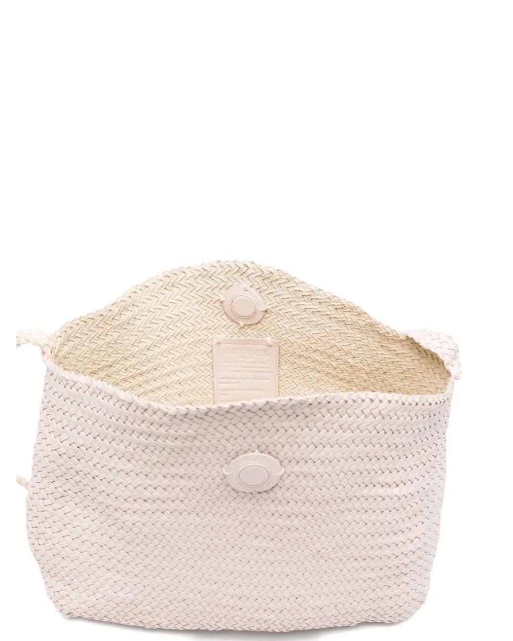Dragon Diffusion Natural Santa Marta Woven Shoulder Bag