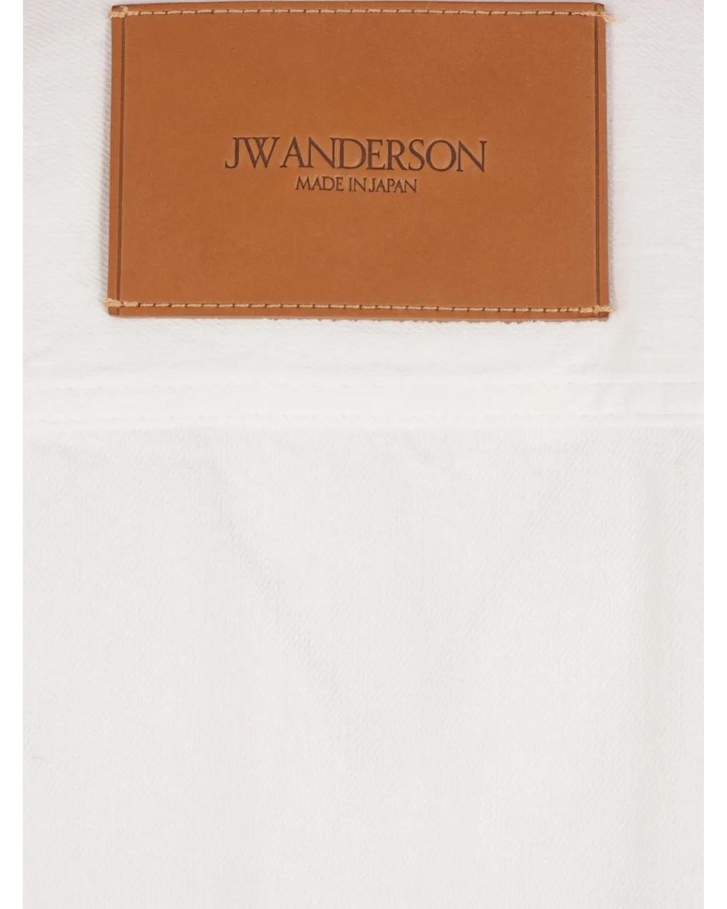 J.W. Anderson White Buttoned Shirt