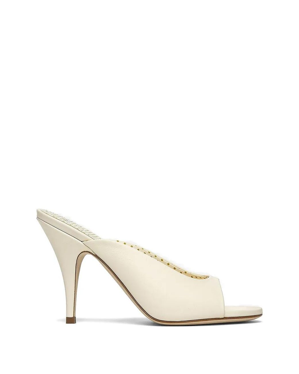 3Juin White Lilia Open Toe Pumps