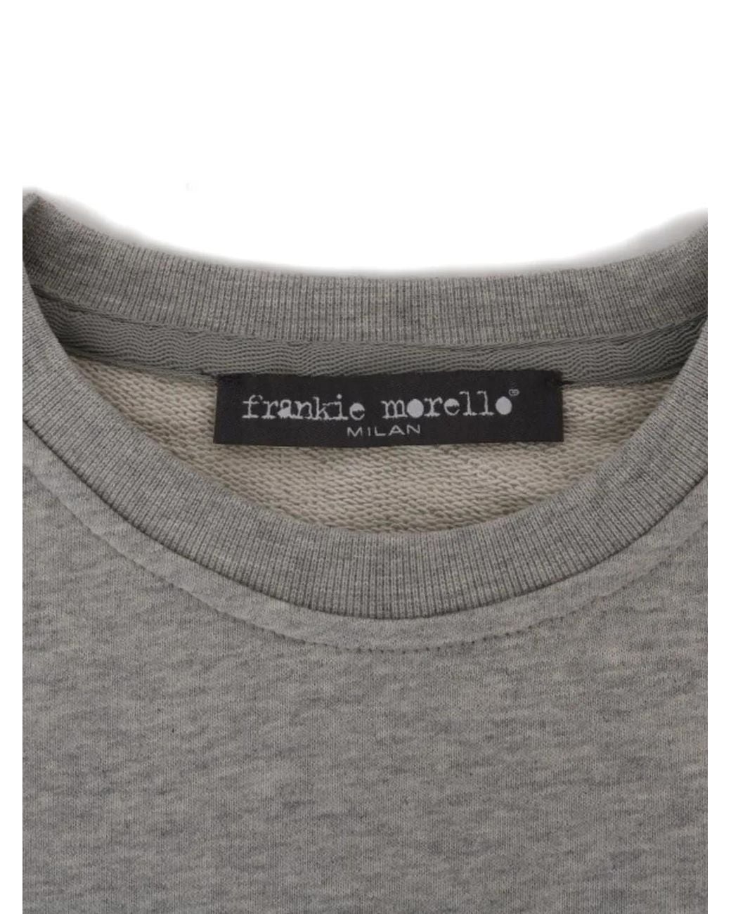 Frankie Morello Gray Morellosaurus Graphic-Print Sweatshirt for men