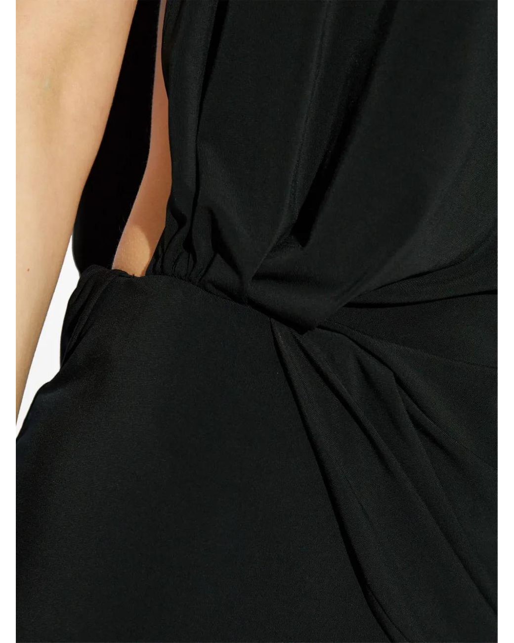 Jacquemus Black Peplo Long Dress