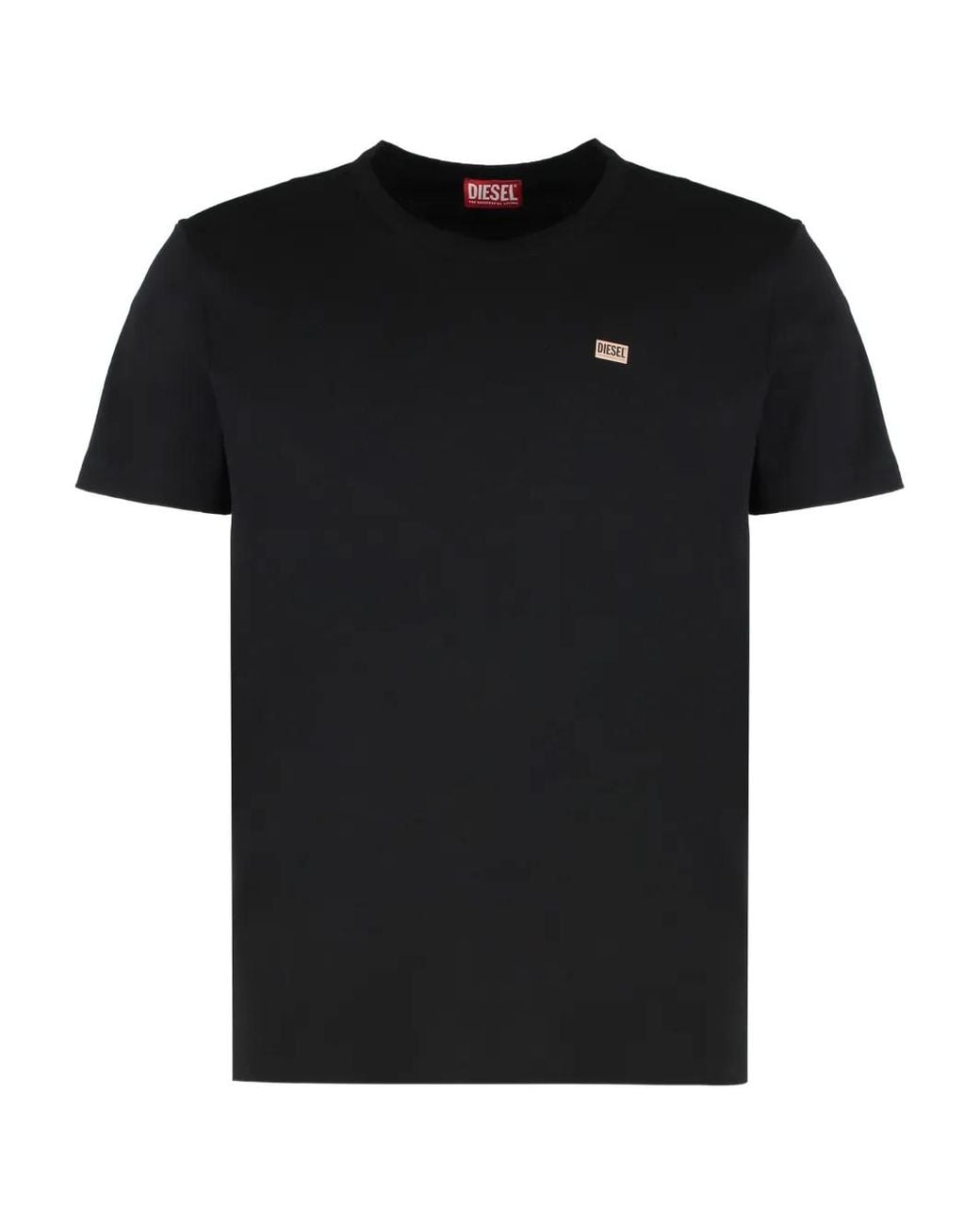 DIESEL Black T-Angie-Od T-Shirt for men