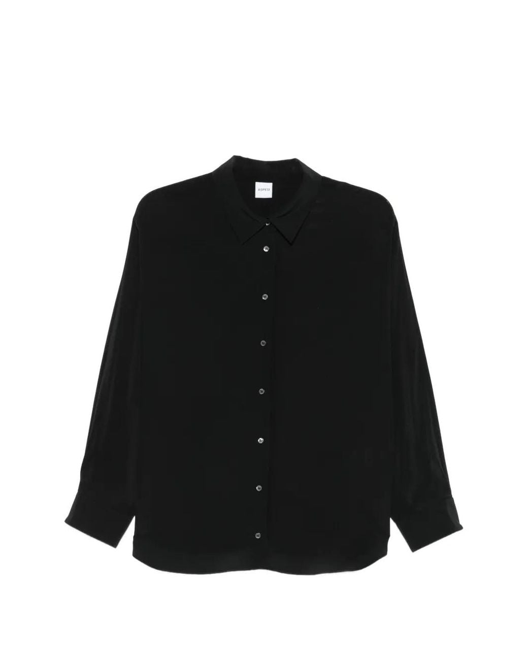Aspesi Black Button-Up Shirt
